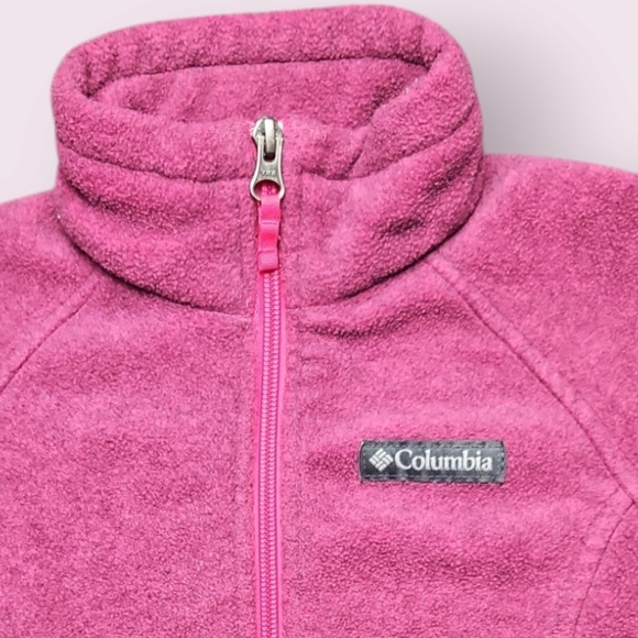 Columbia Girls Pink Fleece Jacket Size XXS - Picture 3 of 3